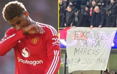 曼联球迷也开始背弃拉什福德！挂出横幅要送他离队：再见了！